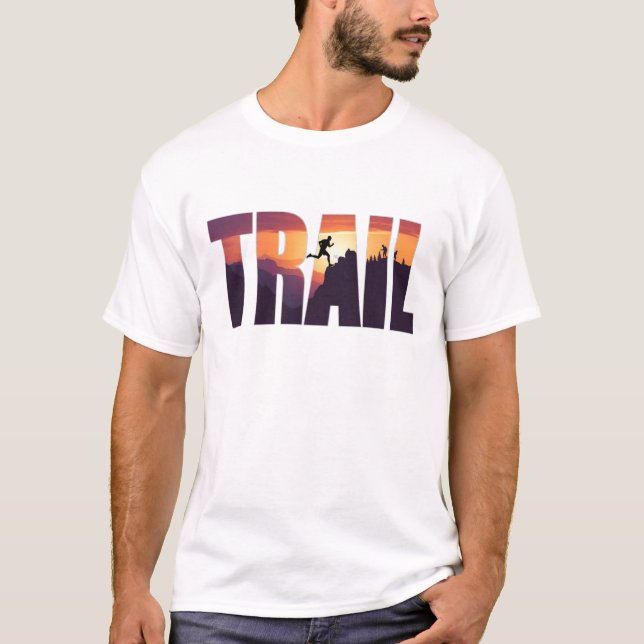 Camiseta Epic TRAIL Mountain Silhouette Graphics (Anverso)