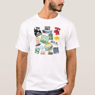 Camiseta Epic Travel Logos Collage Design Tourist