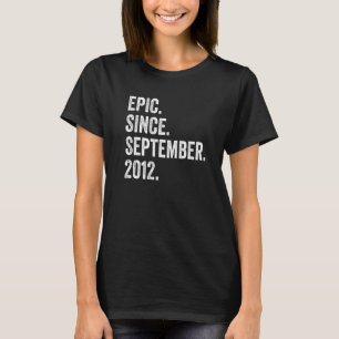 Camiseta Épica de 10 años desde septiembre de 2012: 10° nac