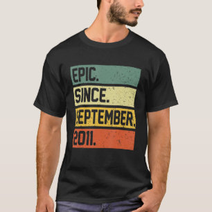 Camiseta Épica de 11 años desde el 20 de septiembre