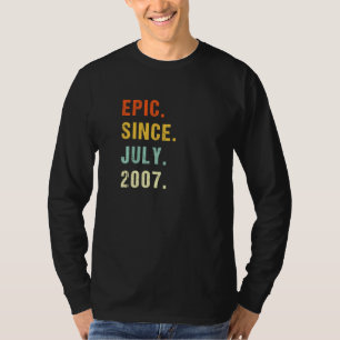 Camiseta Épica de 15 años desde julio de 2007 15 años Re