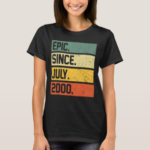 Camiseta Épica de 22 años desde julio de 2000