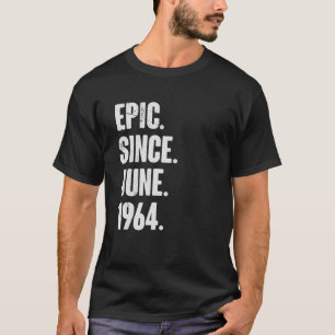 Camiseta Épica de 58 años de edad desde junio de 1964