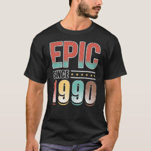 Camiseta Épica de cumpleaños número 33 desde 1990