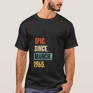 Camiseta Épica De Las Mujeres Desde Marzo De 1965 - Cumplea