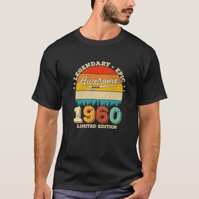 Camiseta Épica Legendaria De 62 Años Desde 1960 Impresionan (Anverso)