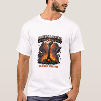 Camiseta Épica Mecánico Reparamos Lo Que Otros Tem
