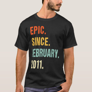 Camiseta Épica por el 12 aniversario desde febrero de 2011