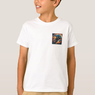 Camiseta Épica superheroína remonta a los cielos