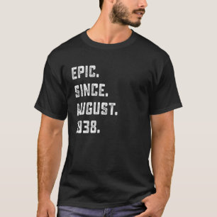Camiseta Épico desde agosto de 1938 85º cumpleaños 85 años