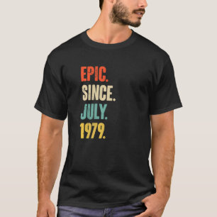 Camiseta Épico desde julio de 1979 43 años