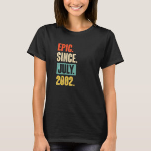 Camiseta Épico desde julio de 2002 20 años