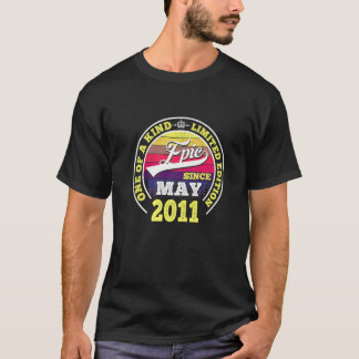 Camiseta Épico desde mayo de 2011 cumpleaños número 11 Por