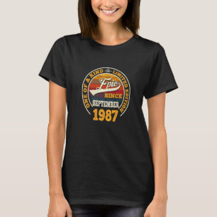 Camiseta Épico desde septiembre de 1987 35º cumpleaños 35 a