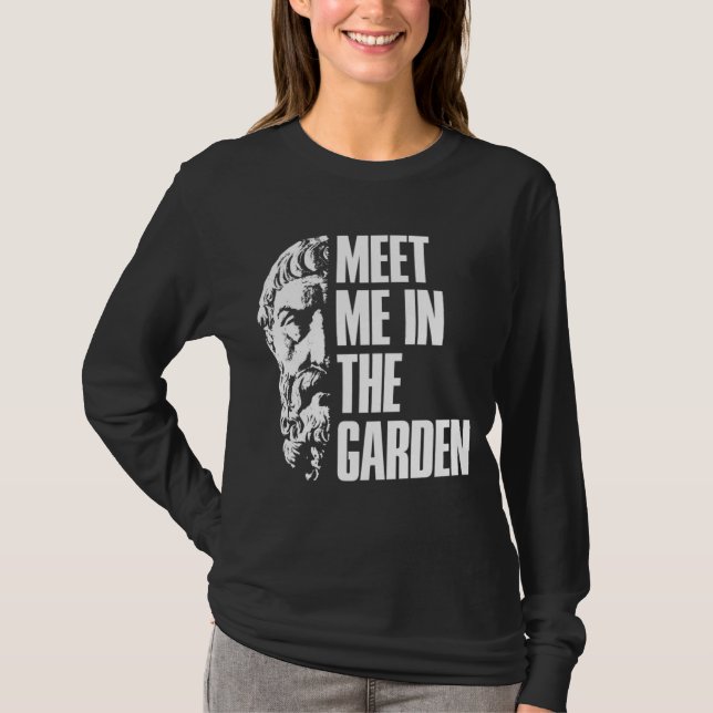 Camiseta Epicurus Se Encuentra Conmigo En El Hedonista Del  (Anverso)