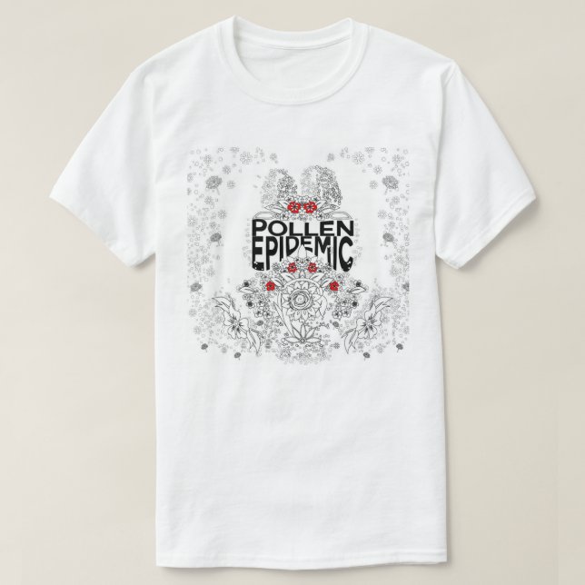 Camiseta Epidemia del polen (Diseño del anverso)