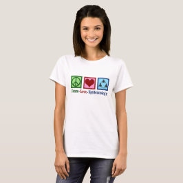 Camiseta Epidemiología del amor de la paz - epidemiólogo