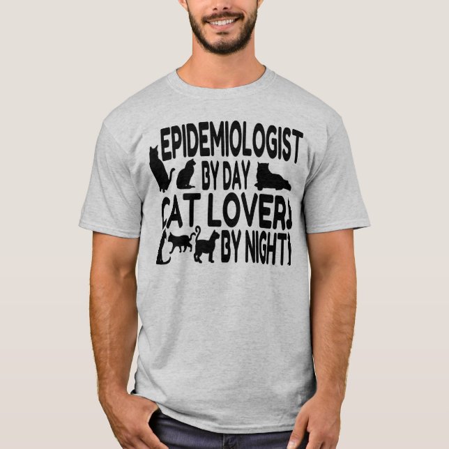 Camiseta Epidemiólogo de Cat Lover (Anverso)