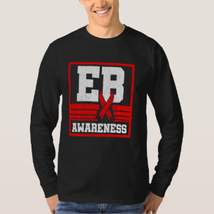 Camiseta Epidermolysis Bullosa Mariposa Niños Eb Warrio