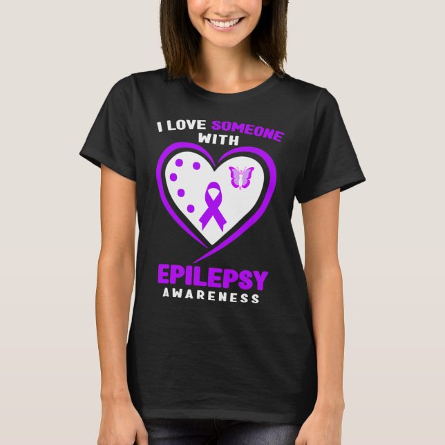 Camiseta Epilepsia - Amo A Alguien Con Epilepsia (Anverso)
