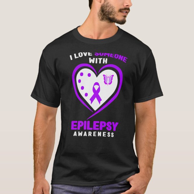 Camiseta Epilepsia Amo A Alguien Con Epilepsia De Concienci (Anverso)