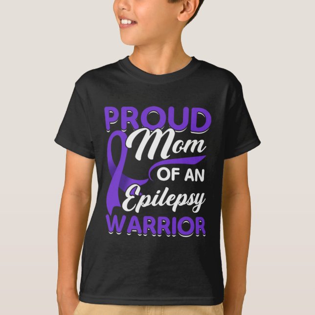 Camiseta Epilepsia Apoyo a Guerrero Epilepsia Mes de Concie (Anverso)