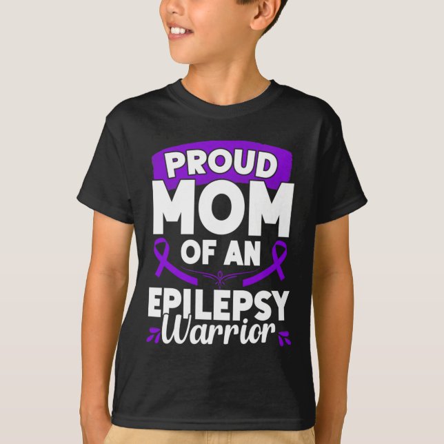 Camiseta Epilepsia Apoyo a Guerrero Epilepsia Mes de Concie (Anverso)