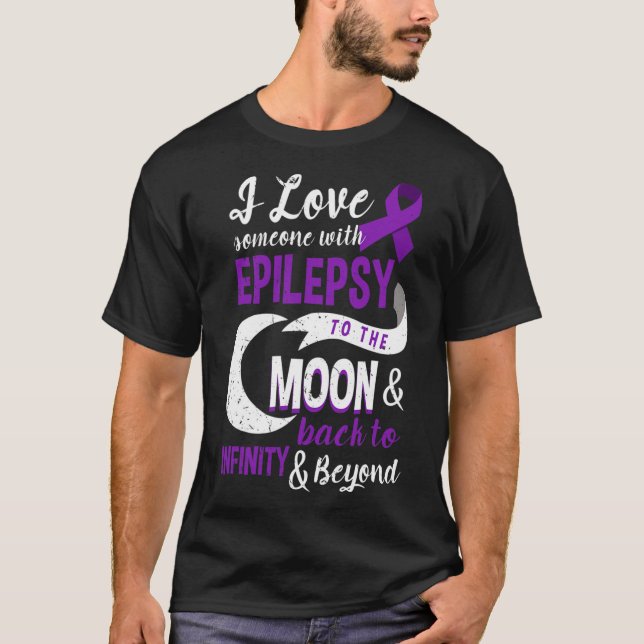 Camiseta Epilepsia Awareness - Amo Hijo Mamá Papá Hija Te (Anverso)