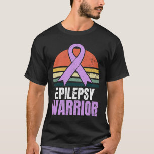 Camiseta Epilepsia Awareness Design Vintage Retro Sunset Gi