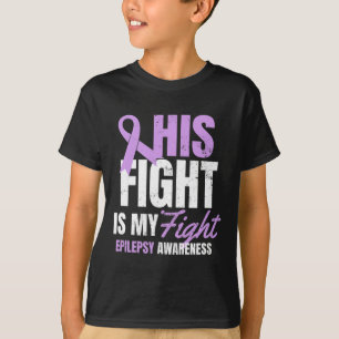 Camiseta Epilepsia Awareness Diseñar su lucha Mi regalo