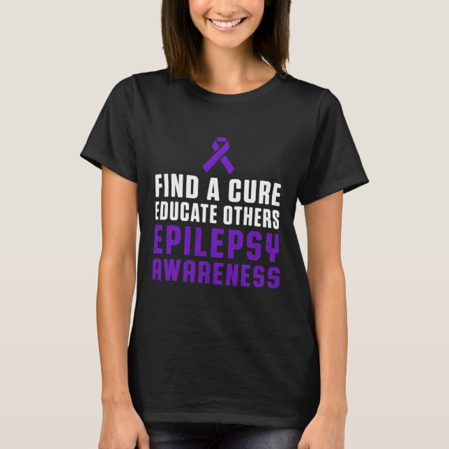 Camiseta Epilepsia Awareness Fun Guerrero Epiléptico Saluda (Anverso)