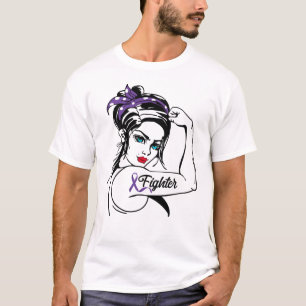 Camiseta Epilepsia Awareness Rosie Riveter Fighbon