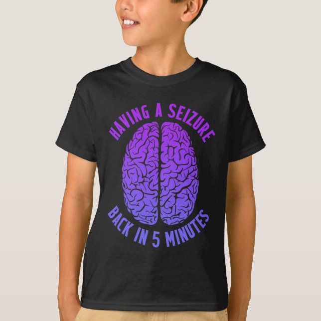 Camiseta Epilepsia Conciencia Con Incautación Epiléptica Wa (Anverso)