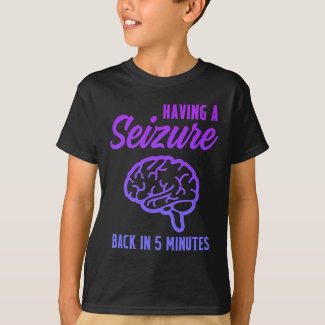 Camiseta Epilepsia Conciencia Con Incautación Epiléptica Wa (Anverso)