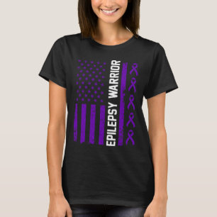 Camiseta Epilepsia Conciencia Sobreviviente de Guerrero Epi