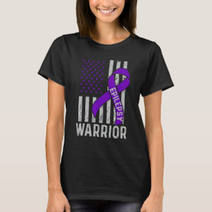 Camiseta Epilepsia Conciencia Sobreviviente de Guerrero Epi