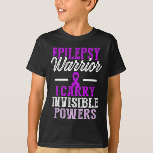 Camiseta Epilepsia Conciencia Sobreviviente de Guerrero Epi