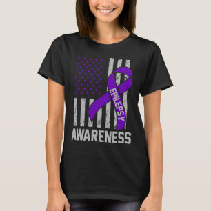 Camiseta Epilepsia Conciencia Sobreviviente de Guerrero Epi