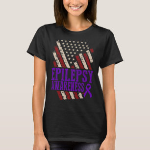 Camiseta Epilepsia Conciencia Sobreviviente de Guerrero Epi