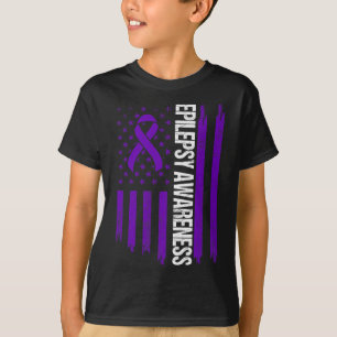 Camiseta Epilepsia Conciencia Sobreviviente de Guerrero Epi