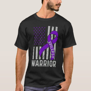Camiseta Epilepsia Conciencia Sobreviviente de Guerrero Epi