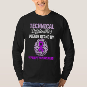 Camiseta Epilepsia Conciencia Sobreviviente de Guerrero Epi