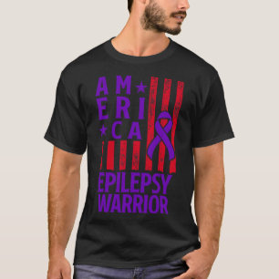 Camiseta Epilepsia Conciencia Sobreviviente de Guerrero Epi