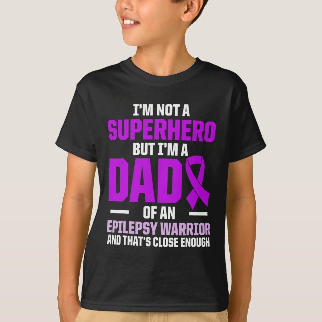 Camiseta Epilepsia Conciencia Sobreviviente de Guerrero Epi (Anverso)