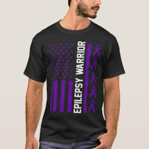Camiseta Epilepsia Conciencia Sobreviviente de Guerrero Epi