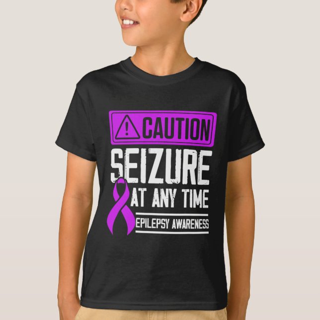 Camiseta Epilepsia Concienciación Convulsión Epiléptico Gue (Anverso)