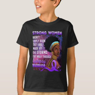 Camiseta Epilepsia Concienciación de mujeres negras guerrer