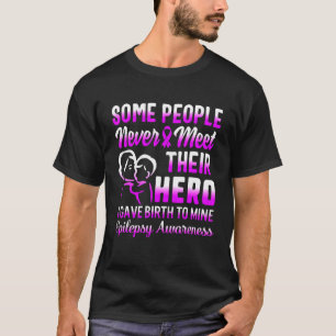 Camiseta Epilepsia Concienciación Héroe Confiscación Madre 