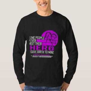 Camiseta Epilepsia Concienciación Héroe Confiscación Madre 
