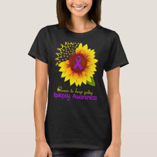 Camiseta Epilepsia De Girasol Elija Seguir Epilepsia A